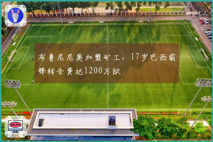布鲁尼尼奥加盟矿工，17岁巴西前锋转会费达1200万欧